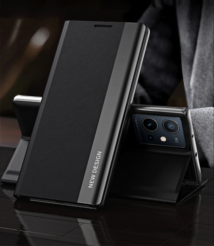 Vivo Y75 5G Flip Leather Case
