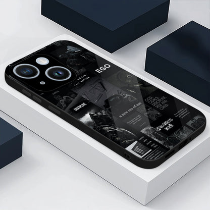 iPhone 15 Premium Acrylic Shockproof Glass Back Case (New Era)