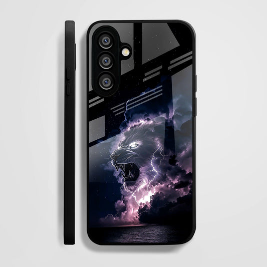 Samsung Galaxy A36 Premium Acrylic Shockproof Glass Back Case (Storm King)