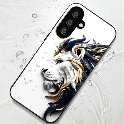 Samsung Galaxy A36 Premium Acrylic Shockproof Glass Back Case (King’s Flow)