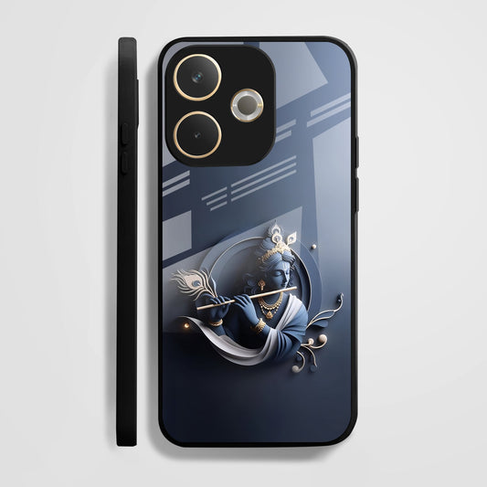 Oppo A5 Pro 5G Premium Acrylic Shockproof Glass Back Case (Krishna)