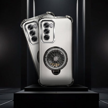 Oppo Reno 12 5G Premium Stress Buster Wheel Rotating Shockproof Airbags Case