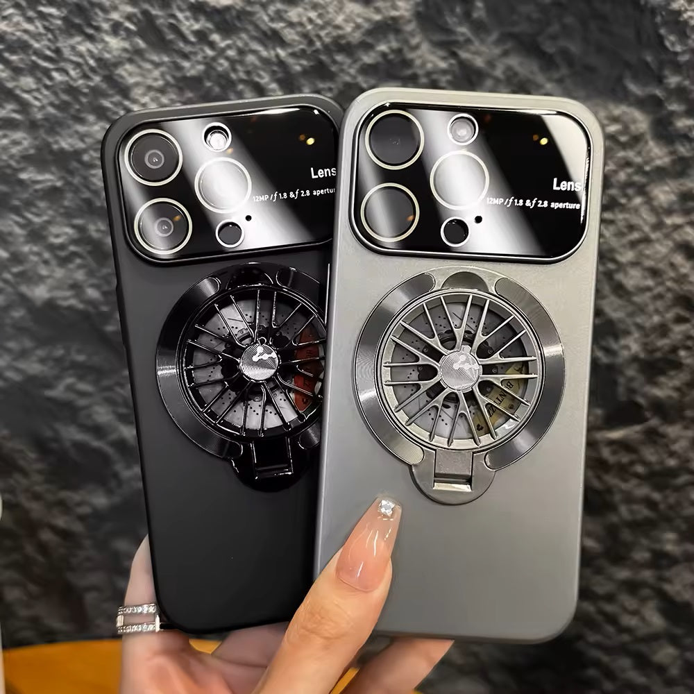 iPhone 14/15 Pro Full Lens Protector Phone Holder iPhone Case