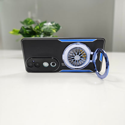 Vivo V40 Pro 5G Stress Buster Wheel Aluminium Metal Scratch Resistant Back Case
