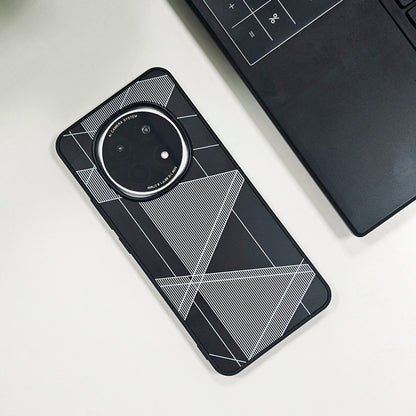 Oppo F29 Pro 5G Triangle Pattern Matte Back Shockproof Case