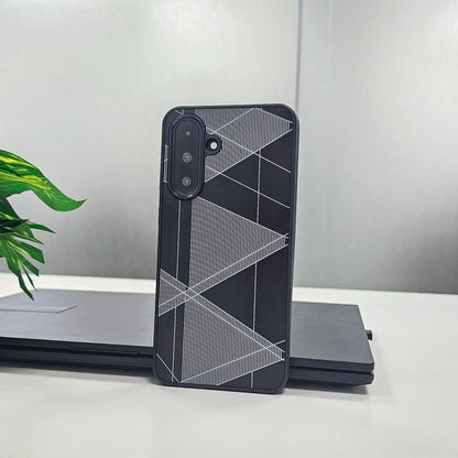 Samsung Galaxy A56 5G Triangle Pattern Matte Back Shockproof Case