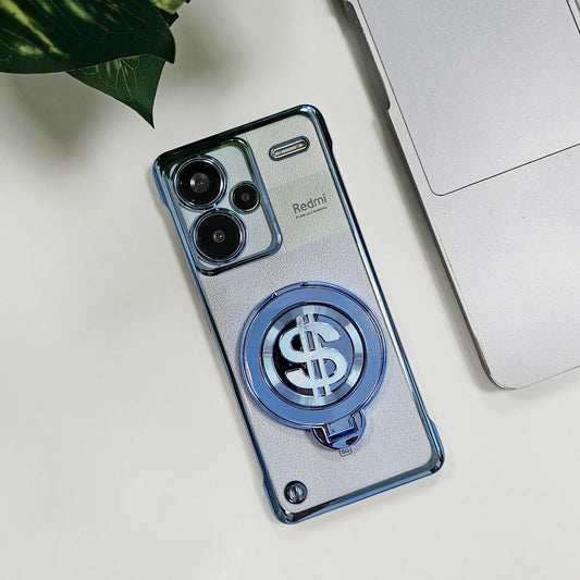 Redmi Note 13 Pro+ 5G Premium Frameless  Rotating Dollar Case