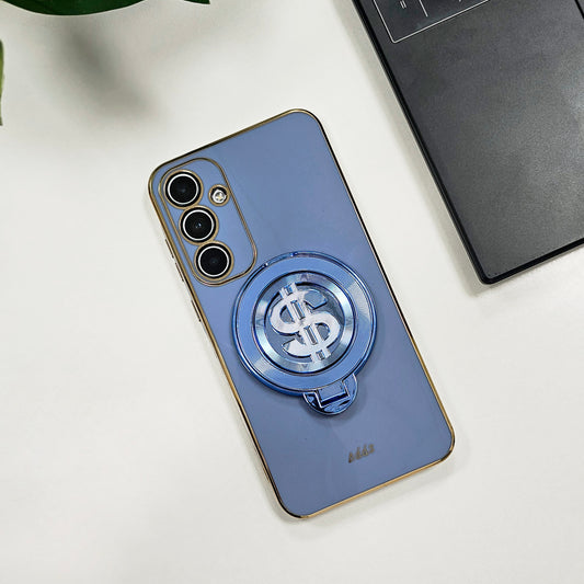Samsung Galaxy A35 5G Luxury Silicone Money Magnet Rotating Dollar Case