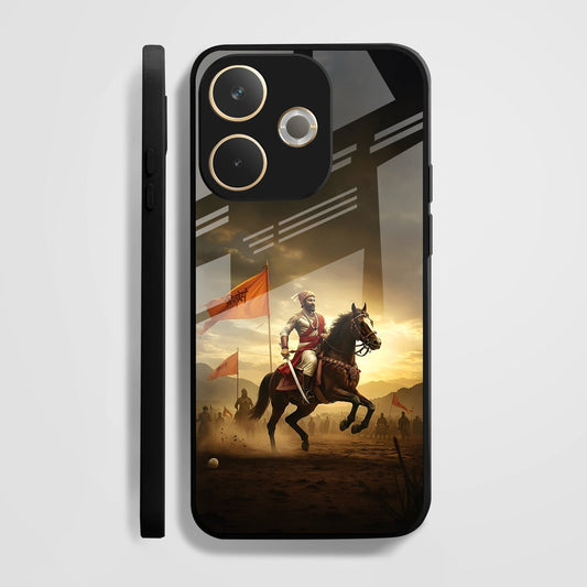 Oppo A5 Pro 5G Premium Acrylic Shockproof Glass Back Case (Battle Glory)