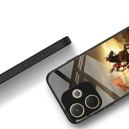 Oppo A5 Pro 5G Premium Acrylic Shockproof Glass Back Case (Battle Glory)