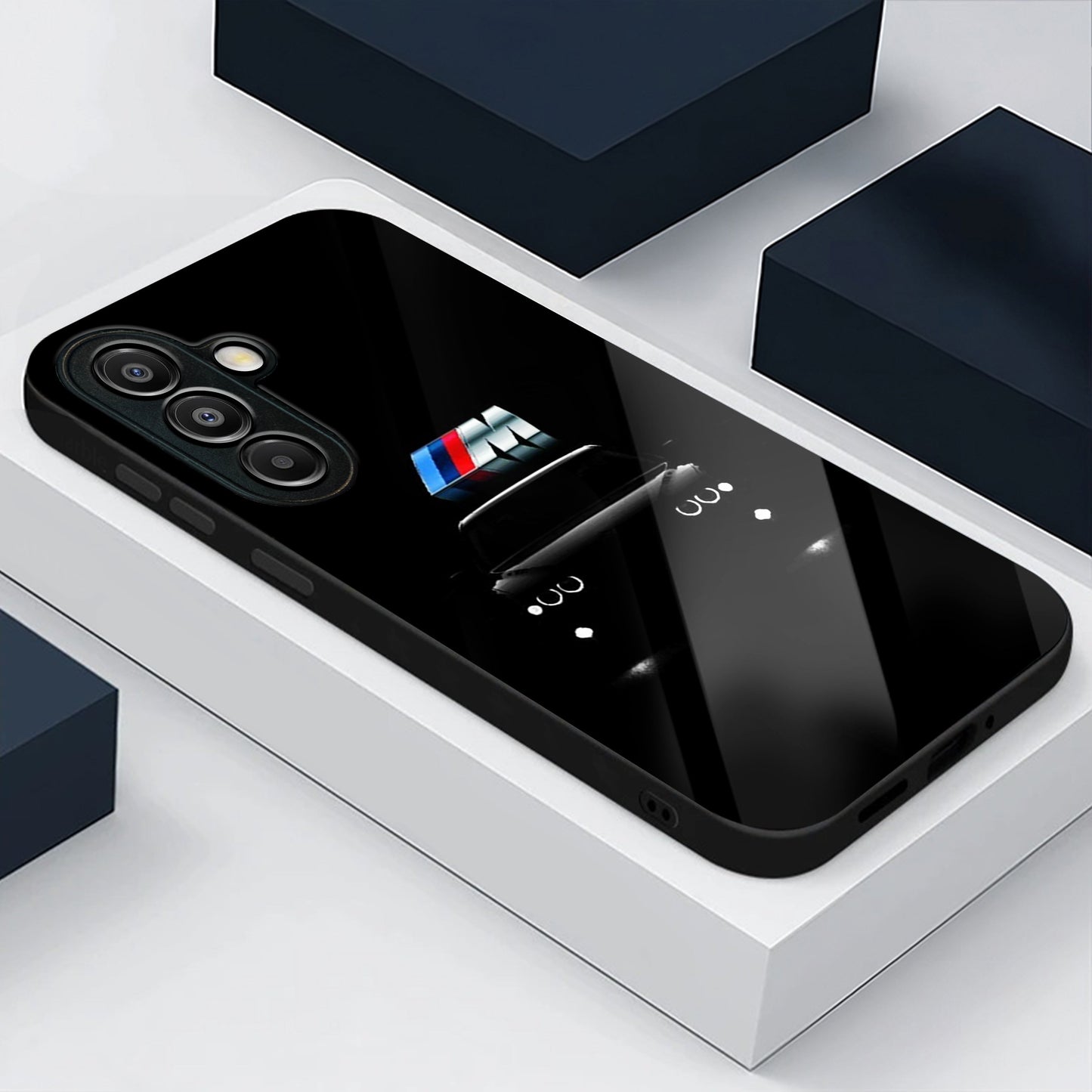 Samsung Galaxy A36 Premium Acrylic Shockproof Glass Back Case (Motorsport Edition)