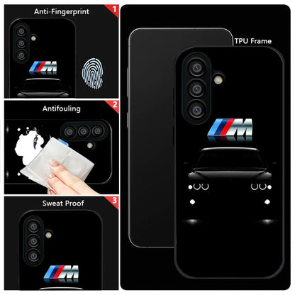 Samsung Galaxy A36 Premium Acrylic Shockproof Glass Back Case (Motorsport Edition)