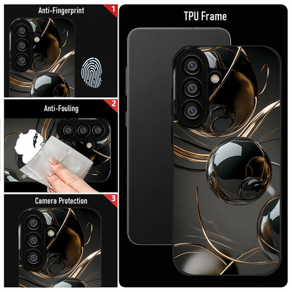 Samsung Galaxy A36 5G Premium Acrylic Shockproof Glass Back Case (3D Sphere)