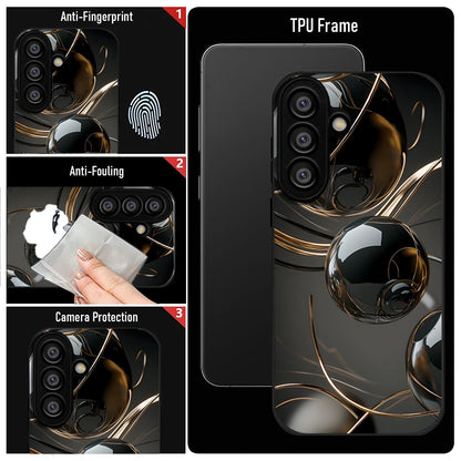 Samsung Galaxy A56 5G Premium Acrylic Shockproof Glass Back Case (3D Sphere)