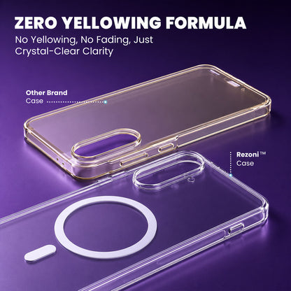 Samsung Galaxy A37 5G Clear Anti-Yellow MagSafe Protective Case