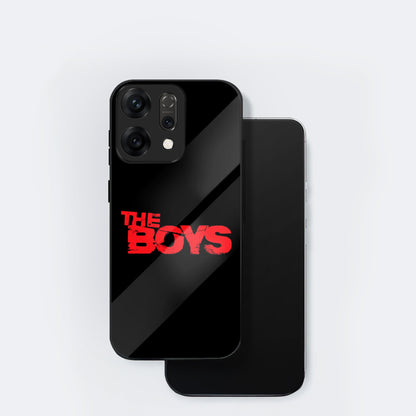 Oppo Reno 14 5G Premium Acrylic Shockproof Glass Back Case (The Boys)