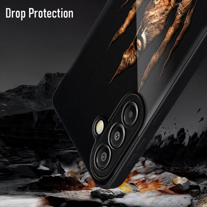 Samsung Galaxy A36 Premium Acrylic Shockproof Glass Back Case (Hidden Tiger)