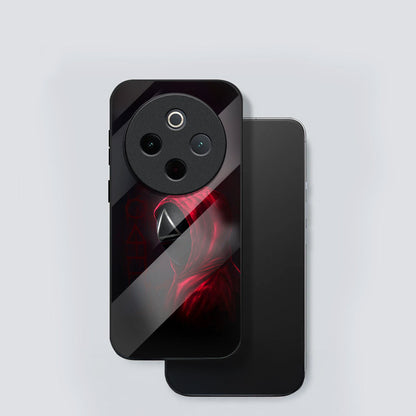 Vivo T4 5G Premium Acrylic Shockproof Glass Back Case  (Triangle Mask)