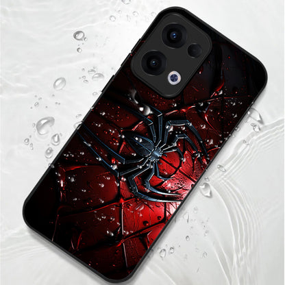 Oppo Reno 13 5G Premium Acrylic Shockproof Glass Back Case (Spider Armor)
