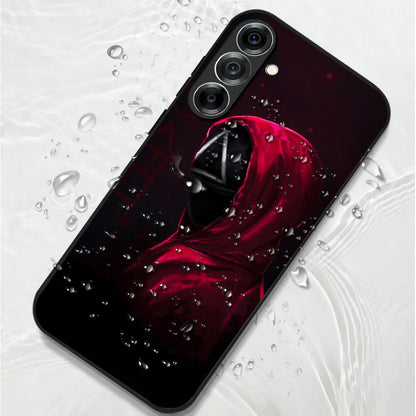 Samsung Galaxy A56 5G Premium Acrylic Shockproof Glass Back Case (Red Hood Vengeance)