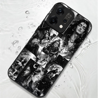 Oppo Reno 14 5G Premium Acrylic Shockproof Glass Back Case (Shiv Vibe)