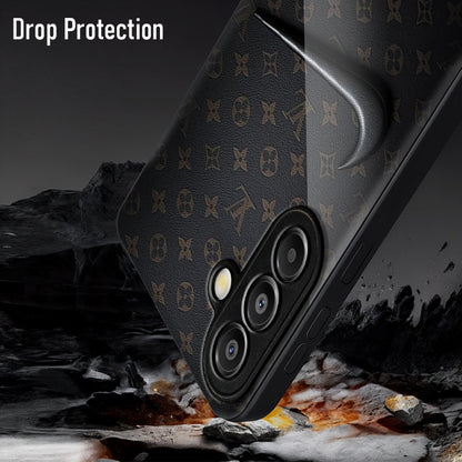Samsung Galaxy A56 Premium Acrylic Shockproof Glass Back Case (Luxury Pattern)