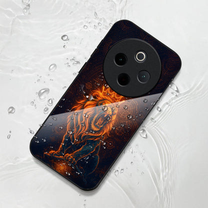 Vivo T4 5G Premium Acrylic Shockproof Glass Back Case (King of Cosmos)
