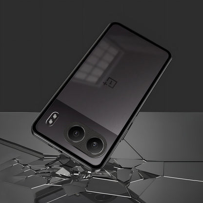 OnePlus Nord 4 5G Aluminium Metal Bumper Shield Transparent Back Case