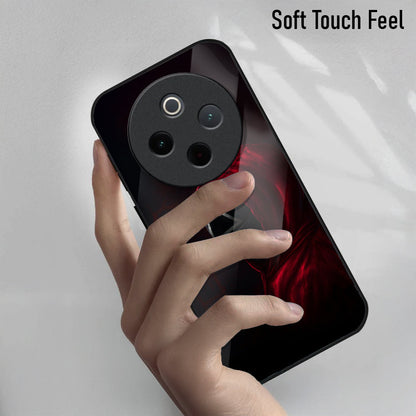 Vivo T4 5G Premium Acrylic Shockproof Glass Back Case  (Triangle Mask)