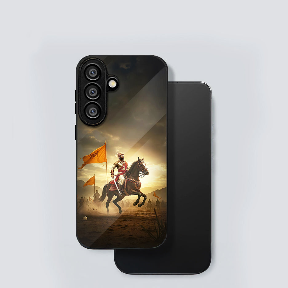 Samsung Galaxy A36 Premium Acrylic Shockproof Glass Back Case (Battle Glory)