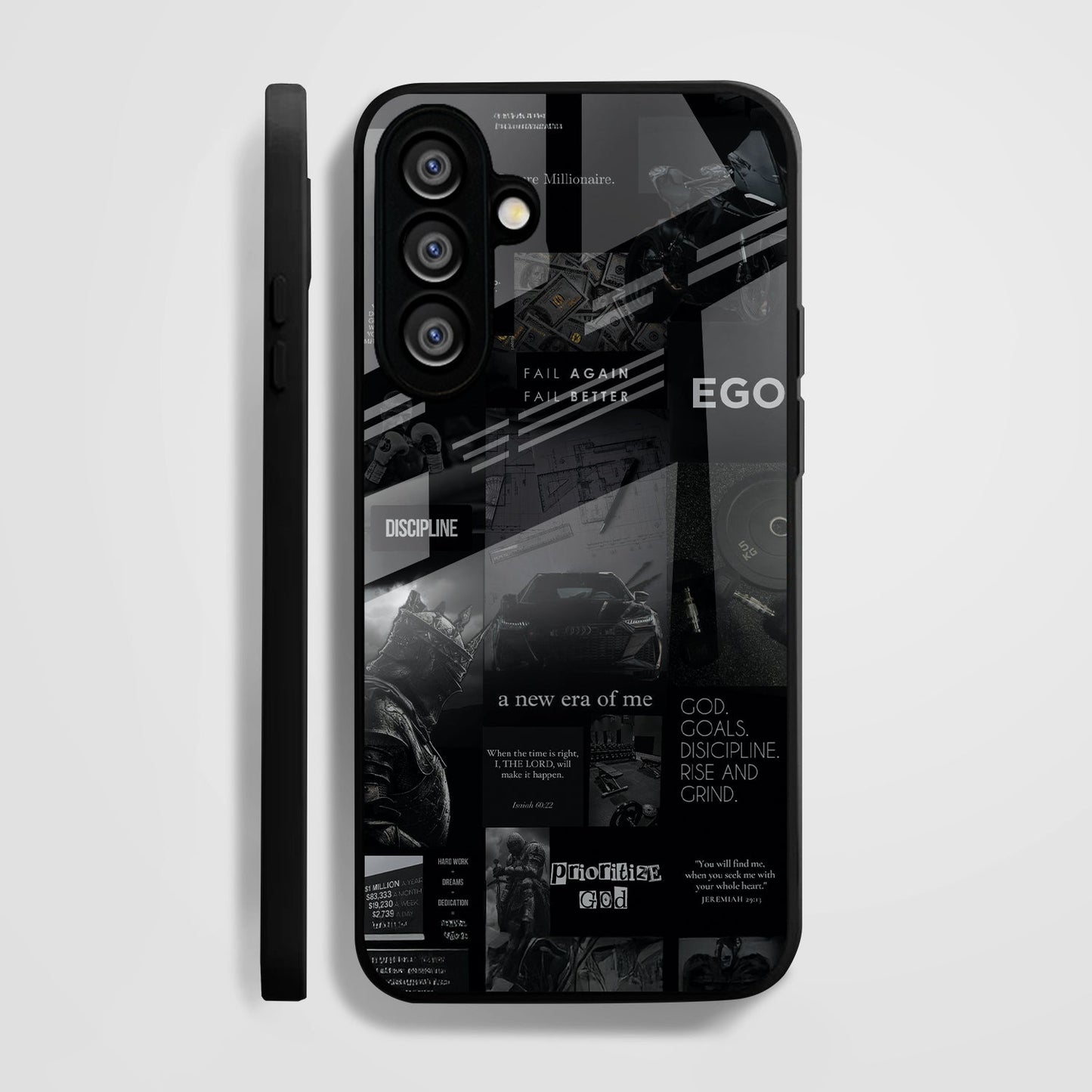 Samsung Galaxy A36 Premium Acrylic Shockproof Glass Back Case (New Era)