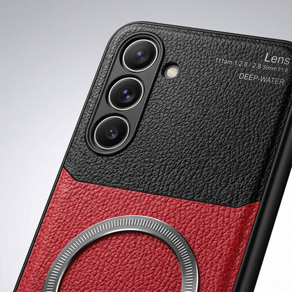 Samsung Galaxy A36 5G Premium Magsafe Magnetic Leather Lens Protective Case