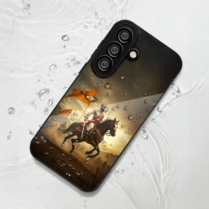 Samsung Galaxy A36 Premium Acrylic Shockproof Glass Back Case (Battle Glory)