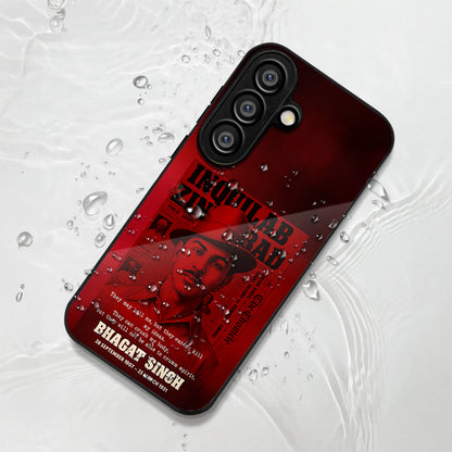 Samsung Galaxy A36 5G Premium Acrylic Shockproof Glass Back Case (Bhagat Singh)