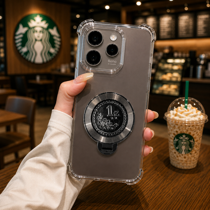 Oppo Reno 15 Pro Mini 5G Premium Billion Wheel Rotating Shockproof Airbags Case