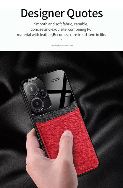 Redmi Note 13 Pro+ 5G Premium Leather Lens Protective Case