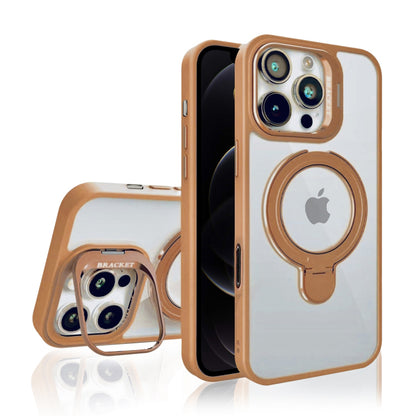 iPhone 16 Pro Golden Circle Magnetic With Camera Lens Rings iPhone Case