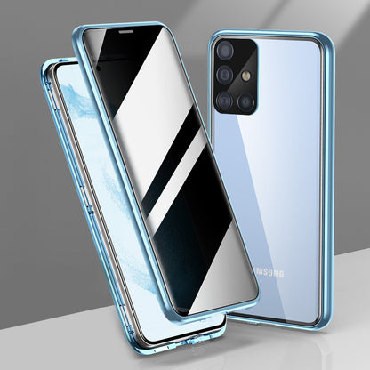 Samsung Galaxy A51 5G Double Magnetic Privacy Glass Back 360° Protection Cover