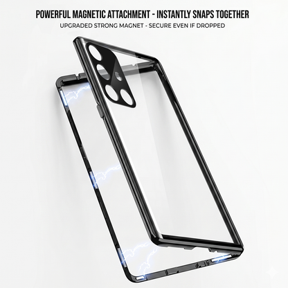 Samsung Galaxy A51 5G Double Magnetic Privacy Glass Back 360° Protection Cover