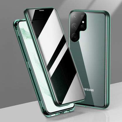 Samsung Galaxy S21 Ultra 5G Double Magnetic Privacy Glass Back 360° Protection Cover