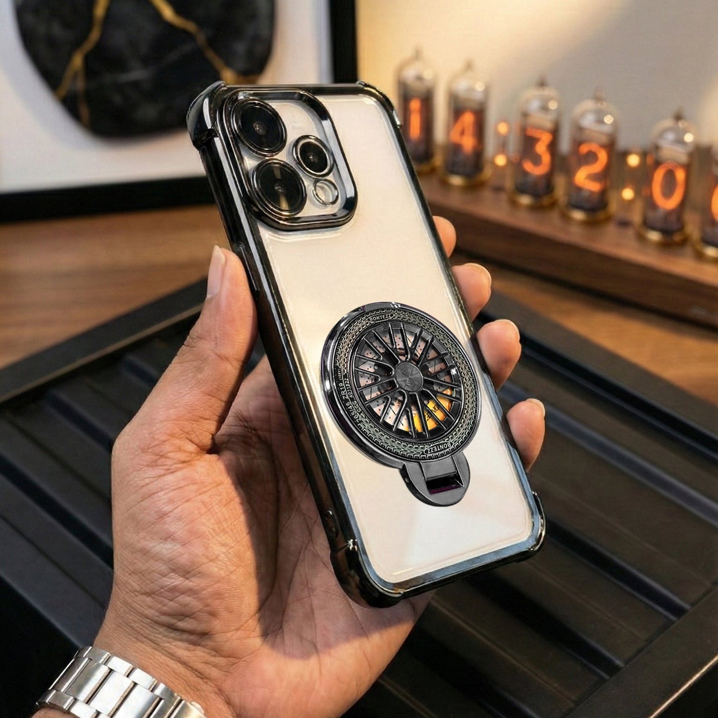 Oppo Reno 15 5G Premium Stress Buster Wheel Rotating Shockproof Airbags Case