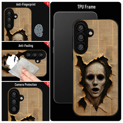 Samsung Galaxy A36 5G Premium Acrylic Shockproof Glass Back Case (Horror Art)