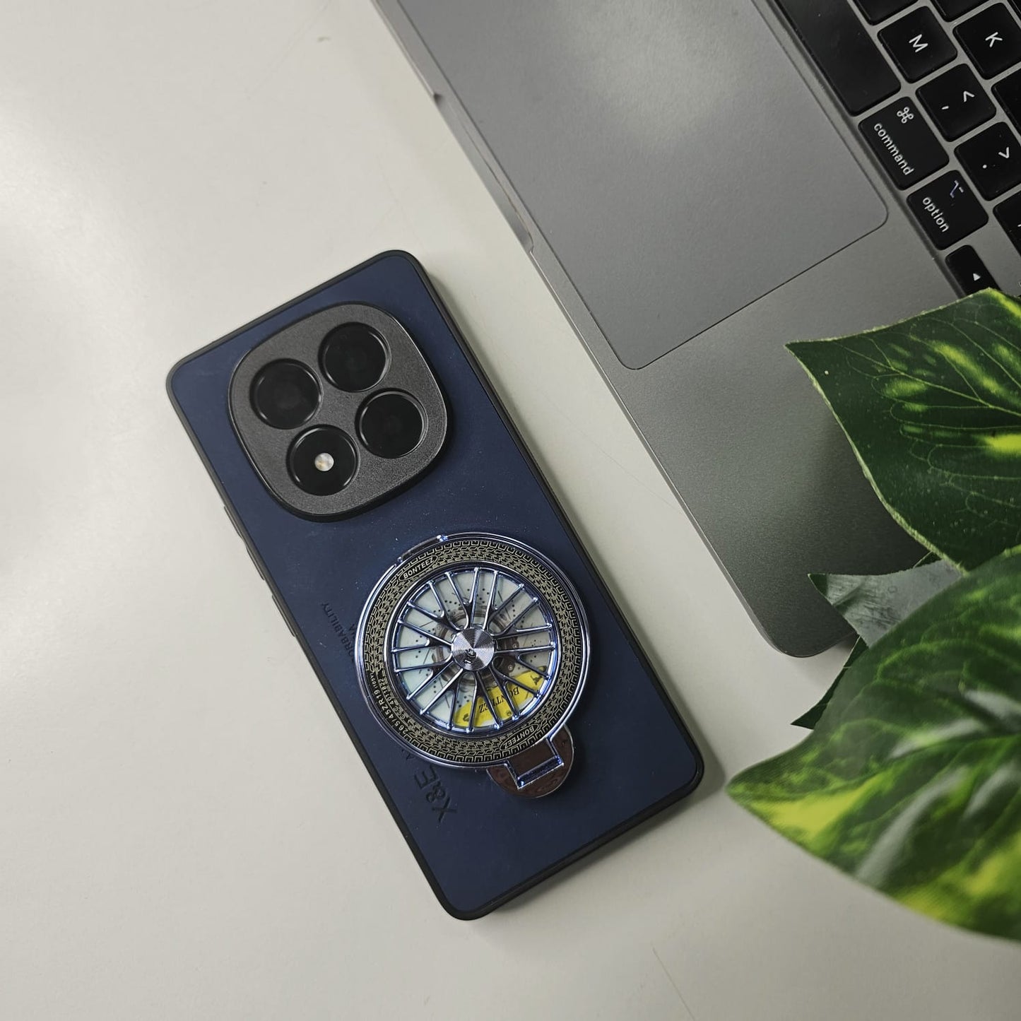 Redmi Note 14 Pro 5G Stress Buster Wheel Comfortable Touch Sheepskin Scratch Resistant Back Case