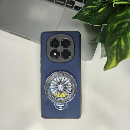 Redmi Note 14 Pro 5G Stress Buster Wheel Comfortable Touch Sheepskin Scratch Resistant Back Case
