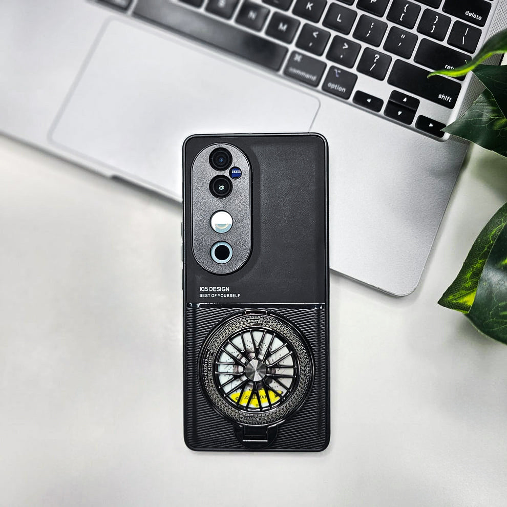 Vivo V40 5G Stress Buster Wheel Hybrid Shockproof Scratch Resistant Back Case