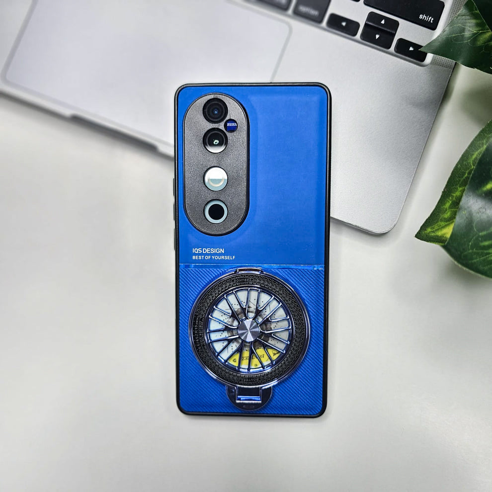 Vivo V40 5G Stress Buster Wheel Hybrid Shockproof Scratch Resistant Back Case