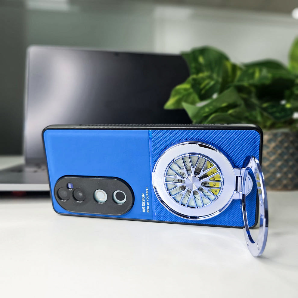 Vivo V40 5G Stress Buster Wheel Hybrid Shockproof Scratch Resistant Back Case