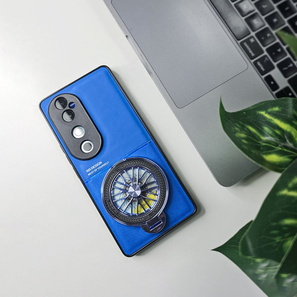 Vivo V40 5G Stress Buster Wheel Hybrid Shockproof Scratch Resistant Back Case