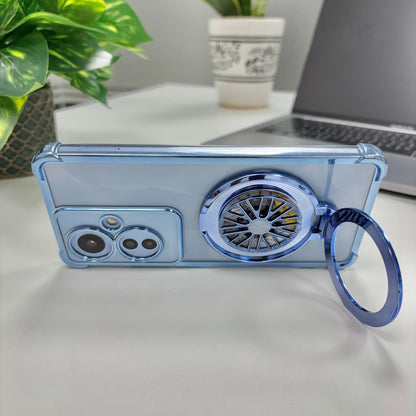 Oppo Reno11 F 5G Premium Stress Buster Wheel Rotating Shockproof Airbags Case