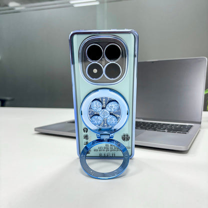 Redmi Note 14 Pro+ 5G Rich Manifestation Reflective Fidget Rotating Back Case